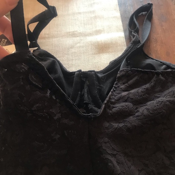Maidenform Black Lace Shapewear Bodysuit- size 34B- NWT! - Picture 6 of 11